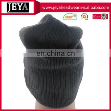 Unisex knitted contton beanie cap fashion winter hat