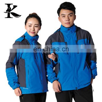 Unisex Men's and women's clothing Interchange Warm 100% nylon jacket