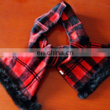 wholesale grid cashmere lady scarf--100% cashmere scarf