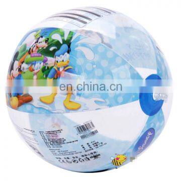 ICTI Approved Promotion Beach and Pool Toys inflatable transparent beach ball