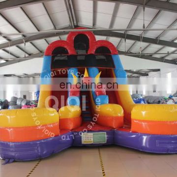 Commercial grade giant inflatable water slide inflatable adult double lane slide for sale