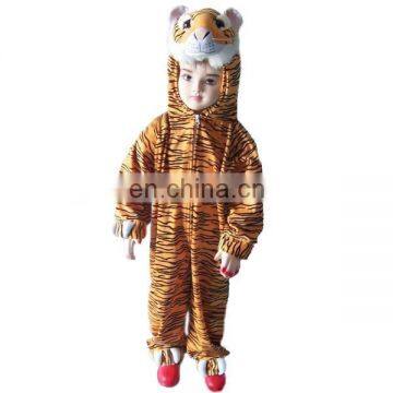 2015 custom plush tiger cloth for kids