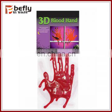 3d blood halloween hand