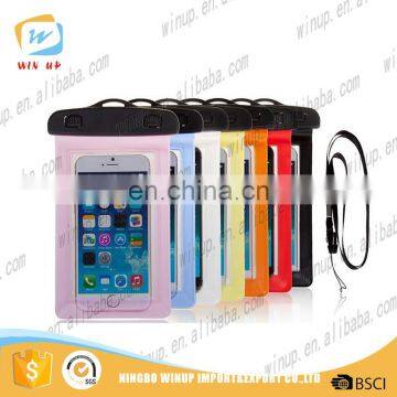 wholesale new fashion design waterproof phone bag cell phone dry case