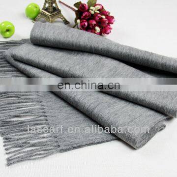 warm and soft solid color grey wool shawl