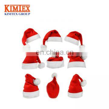 2017 Winter promotional custom christmas santa hats