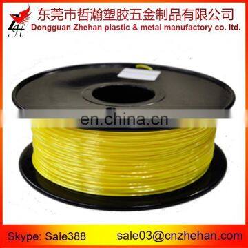 New shiny Yellow composit silk like polymer 3D printer filaments 1.75mm