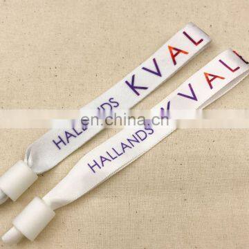 Hot Sale One Use Custom Wristband/fabric Festival Wristband/polyester Wristband for Event photo-2