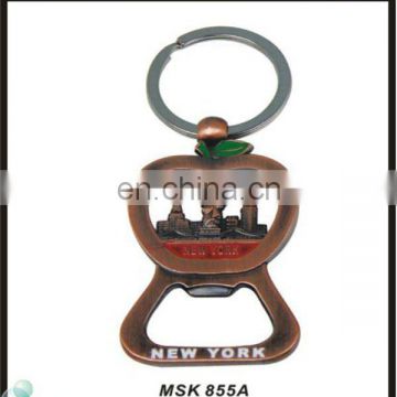 Unique Promotional New York Custom Metal Bottle Opener Key ring