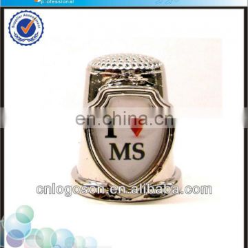 custom collection i love MS souvenirs metal sewing souvenir thimble