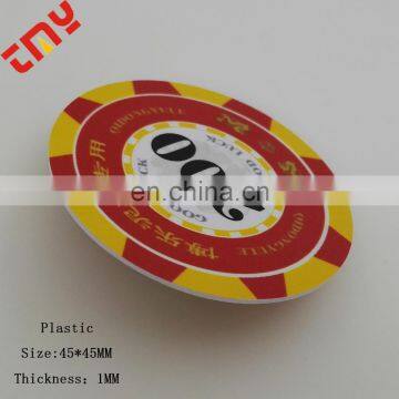Hot Sale High Quality Plastic Jeton Printed Your Own Logo On Both Side photo-5