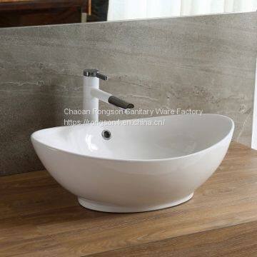 Bathroom space saving washbasin ceramic new design