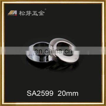 Shinny mirror metal eyelets for apparel,garment accessories eyelets