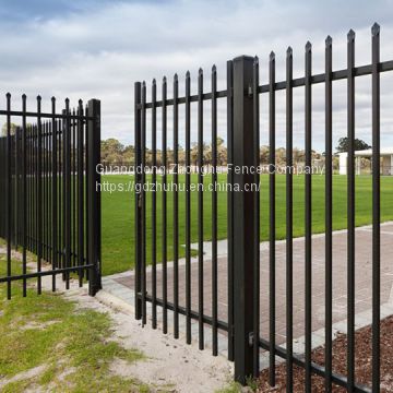 Wrought iron fence single gate, swing gate, sliding gate