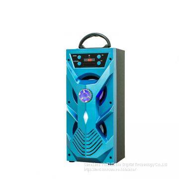 Audio Amplifier 4 Inch 10W Wood Portable Multifunctional Wireless Trolley Speakers photo-2