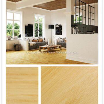 plastic flooring sheet tiles glue down 3.0mm thickness 0.5mm wear layer