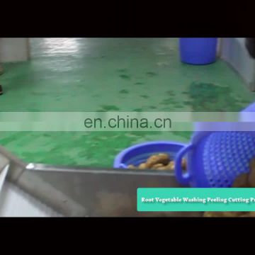 Automatic French Fry Machine, Potato Chips French Fries Production Line