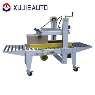 semi automatic box packing carton adhesive sealing machine