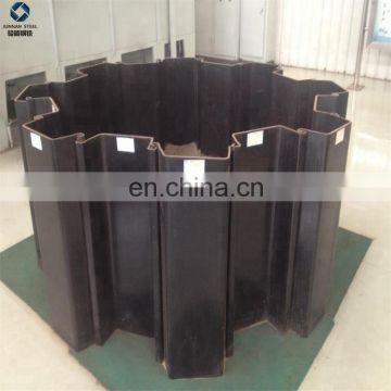 SY295 material customized larsen steel sheet pile 700mm x 225mm