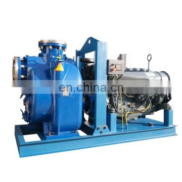 Factory high quality diesel engine self priming pump for wastewater