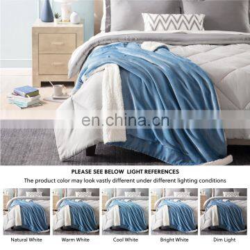 Custom Personalized Winter Thick Sherpa Blanket Throw Home Christmas Fleece Sherpa Blanket photo-6