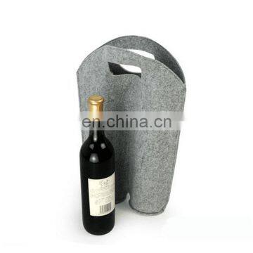 Factory Supply Customized Size Felt Wine Bottle Bag in Leather photo-3