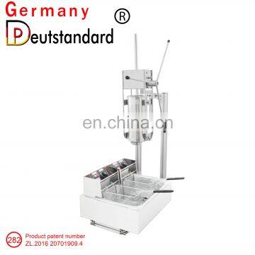 German Deutstandard Snack Machine Commercial Electric Churros Maker With Fryer