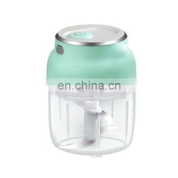 Electric Garlic Press Crusher Kitchen Cooking Mini Food Garlic Vegetable Chopper Crusher Press for Nut Fruit Onion