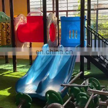 Children outdoor games slide lldpe plastic material playground equipment for park JMQ-18159F