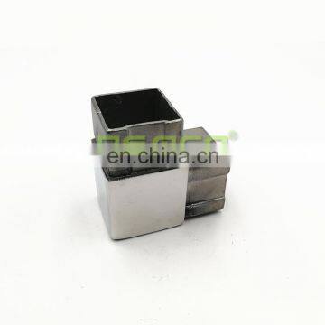 Pemco Wholesale Mirror Polish Stainless Steel Square Pipe Connector