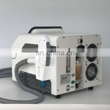 Portable 2 in 1 Professional Beauty Equipment 755 808 1064 Diode Hair ND Yag Tattoo Removal Laser Machine photo-3