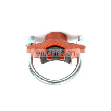 China fire fighting ductile cast iron pipe fittings grooved U-bolt mechanical tee