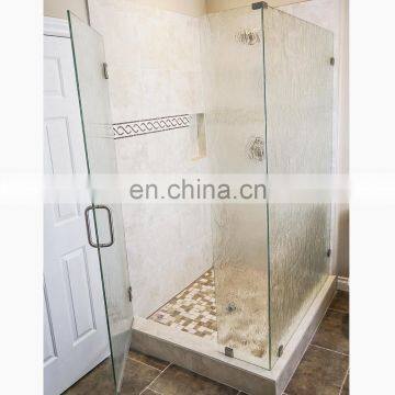 Patterned Tempered Glass Shower Room For Bathroom