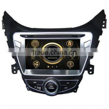 central multimidia for Hyundai Elantra with GPS/Bluetooth/Radio/SWC/Virtual 6CD/3G internet/ATV/iPod/720P RM/720P RMVB