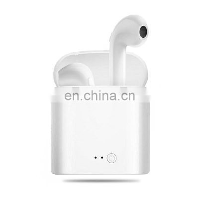 i7 Mini stereo in-ear Sports headphone headset True wireless earbuds 5.0 TWS with charging storage