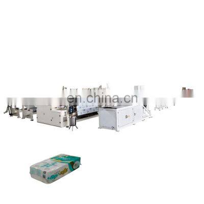 Automatic toilet paper roll machine production line