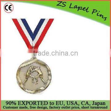 Custom quality free artwork design High Relief Medallion Wrestling