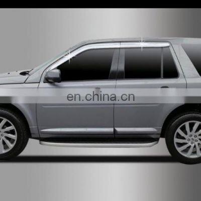 Chrome Door Visor Side Window Deflector Shade Sun Rain Shield Silver Strips Guard for Land Rover Discovery Freelander 2 photo-3