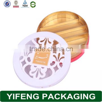 Luxury fancy chocolate praline plastic box packaging