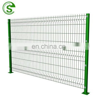 Polyethylene coating 3d fencing rigid fence panels for Zambia