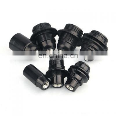 DIY E26 E14 Lamp Bulb Holder Base E27 Socket Black Plastic Lighting Accessories