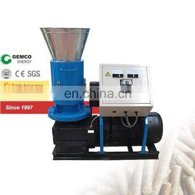 GEMCO manufacturer price plastic sawdust waste biomass pelletizer machine for sale