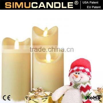 Promotional remote control led candle for Christmas decoration with EU and USA invention patent