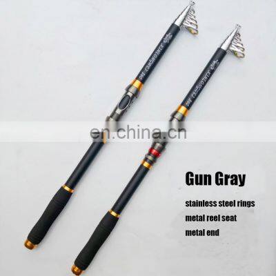 2.1-3.6m In Stock Wholesale Cheap TELESCOPIC FISHING ROD Saltwater and Freshwater FISHING POLE FIBERGLASS FISHING ROD photo-2