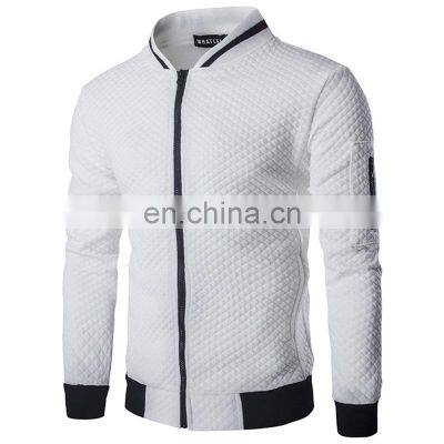 Customized wholesale Hot Sale Mens Fashion Casual Slim Cotton High Quality Sports Cardigan Jacket