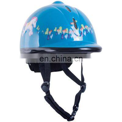OEM Custom Light Weight ABS Equestrian Durable Adjustable Toddler Helmet Riding Horses photo-3