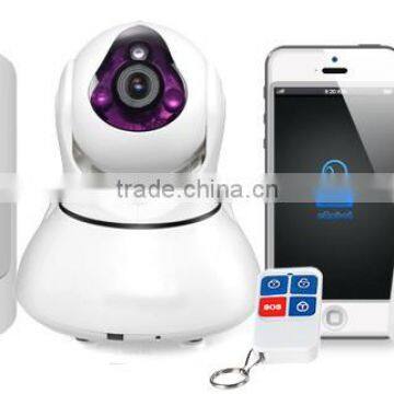 Home guard camera,connecting with alarm sensors,suitable for home security and office security device