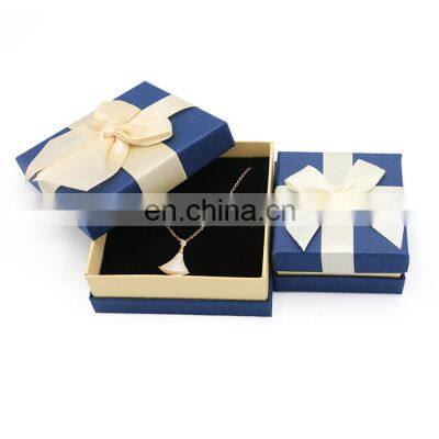 Luxury Hot Sale Factory Wholesale Custom Jewelry Box Paper Bowknot Jewelry Box photo-5