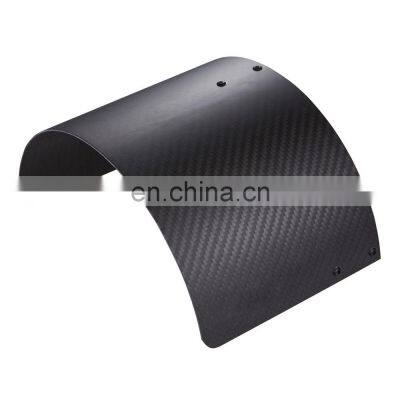 Car Accessory Carbon Stainless Steel Dust Shield Air Filter Heat Shield Cover For Universal photo-5