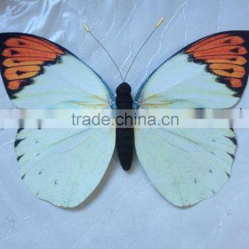 New style white color emulational butterfly decoration